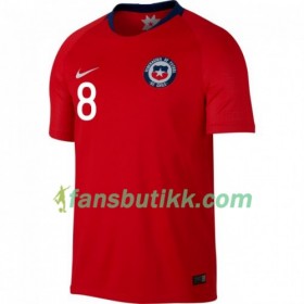 Fotballdrakt Chile Arturo Vidal 8 Hjemmetrøye Copa América 2019 Kortermet